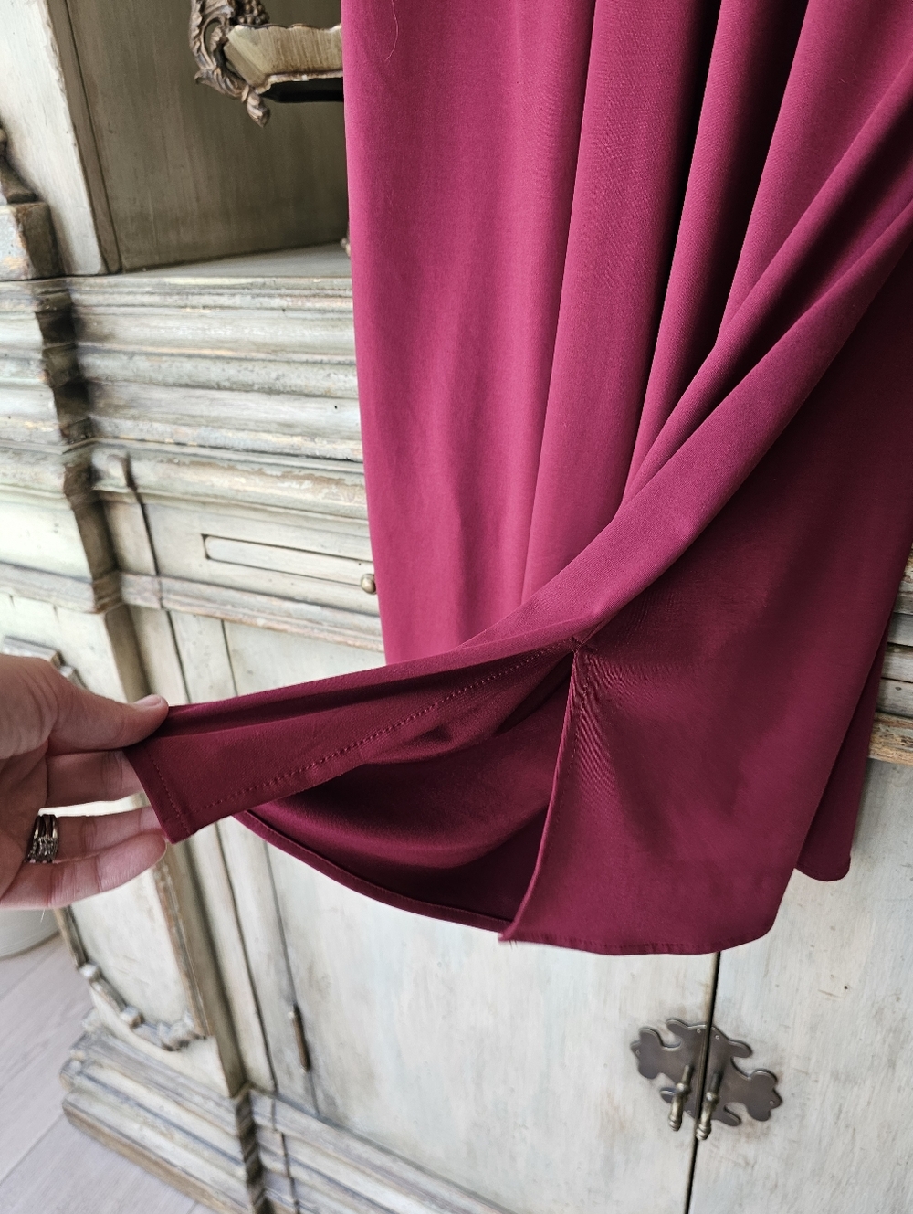 Karina Dahlia Dress Plum Red XL - Picture 4 of 6